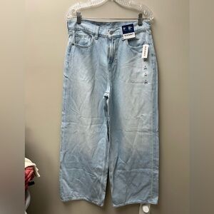 Old Navy Hi-Rise Baggy‎ Wide Leg Jeans